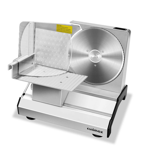 CUSIMAX Meat Slicer, Electric Deli Food Slicer With 7.5” Removable Stainless Steel Blade